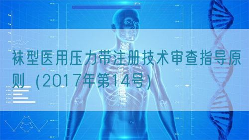 襪型醫(yī)用壓力帶注冊技術(shù)審查指導原則（2017年第14號）(圖1)